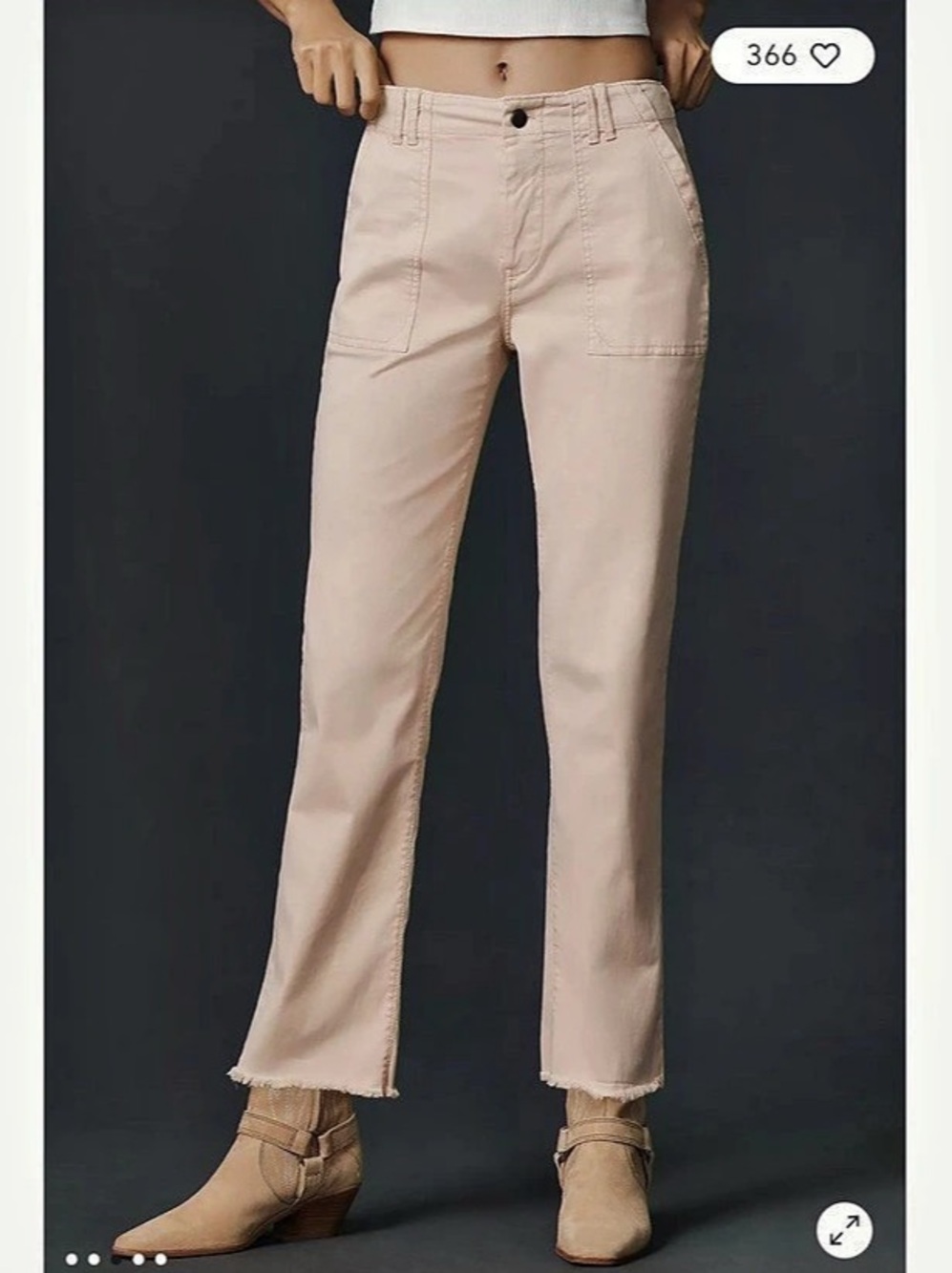 Pilcro Utility Slim Straight-Leg Pants size 26